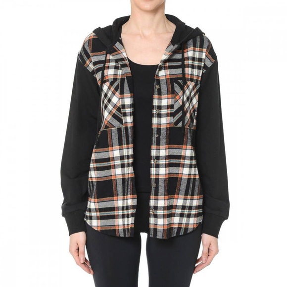 Flannel Plaid Button Up Long Sleeve Shirt - Picture 4 of 4